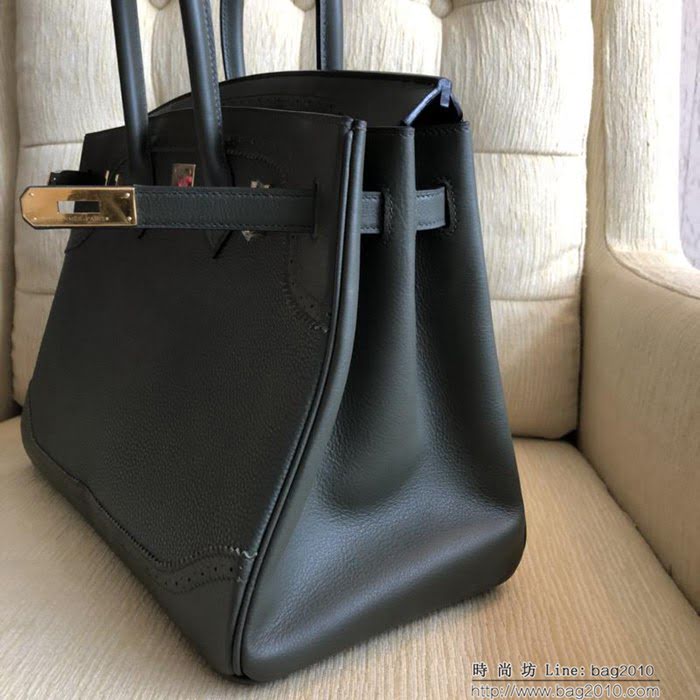 HERMES愛馬仕 Birkin鉑金包 頂級蕾絲拼接皮 時尚風格手提包  Ama1055